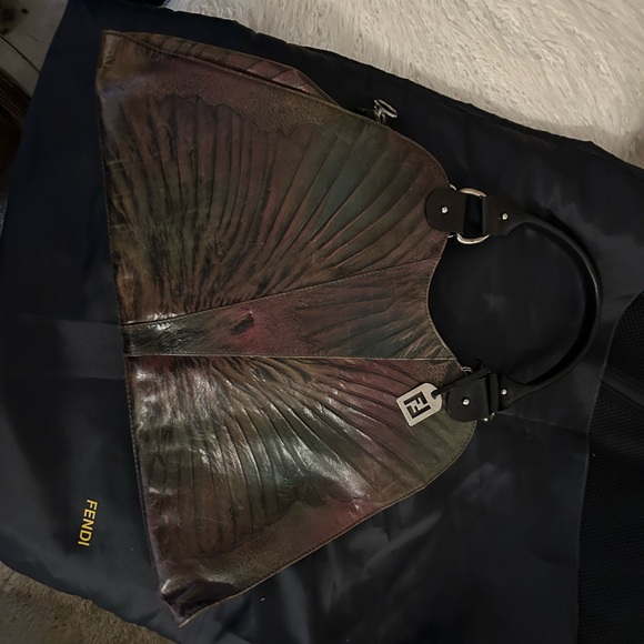 Fendi Multicolor Leather Tote